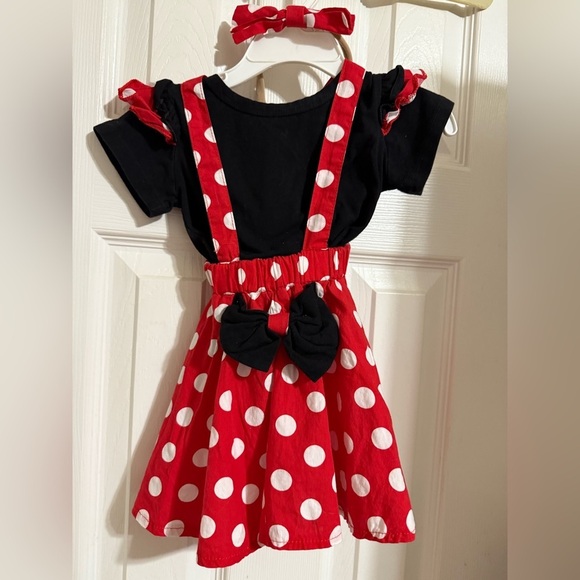 Other - Boutique Minnie Mouse Dress & Headband